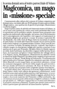 Magicomica, un mago in «missione» speciale