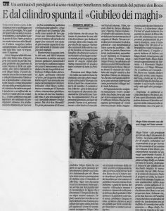 E dal cilindro spunta il «Giubileo dei maghi»