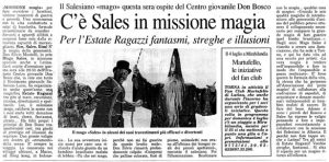 C’è Sales in missione magia
