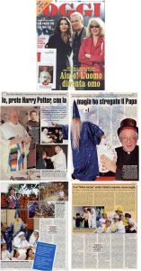 Io, prete Harry Potter, con la magia ho stregato il Papa