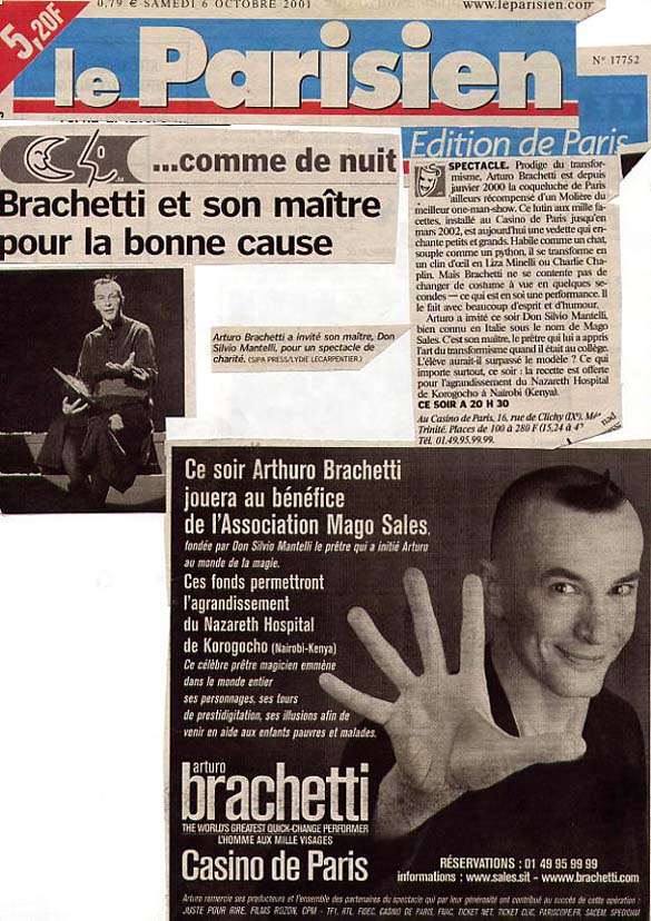 Ritaglio: Brachetti et son maître pour la bonne cause