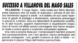 Successo a Villanova del Mago Sales