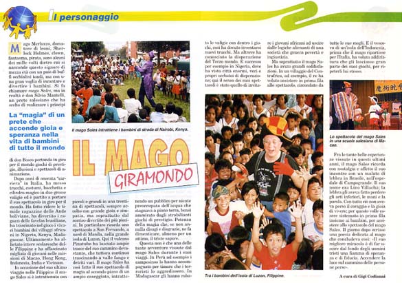 Ritaglio: Il Mago giramondo