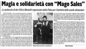 Magia e solidarietà con Mago Sales