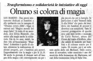 Olnano si colora di magia