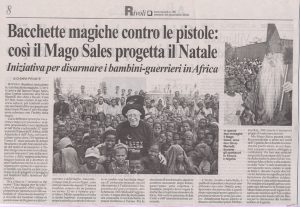 Bacchette magiche contro le pistole: così il Mago Sales progetta il Natale