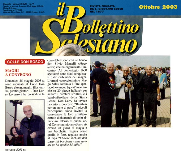 Ritaglio: Maghi a convegno