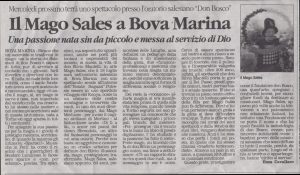 Il Mago Sales a Bova Marina