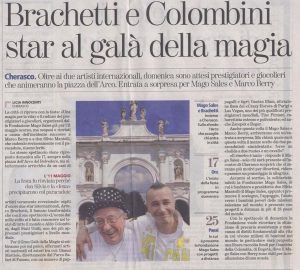 Brachetti e Colombini star al galà della magia