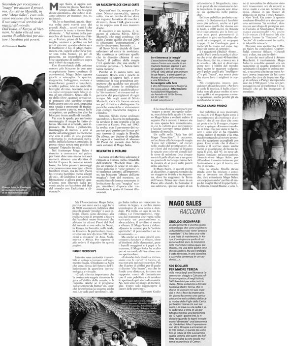 Ritaglio: Il mago della buona novella
