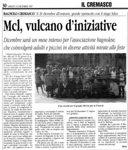 Mcl, vulcano d’iniziative