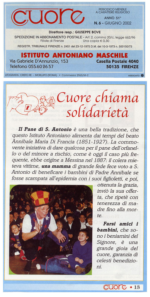Ritaglio: Cuore chiama solidarietà