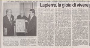 Lapierre, la gioia di vivere per i poveri