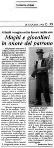 Maghi e giocoglieri in onore del patrono