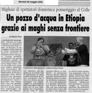 Un pozzo d’acqua in Etiopia grazie ai maghi senza frontiere