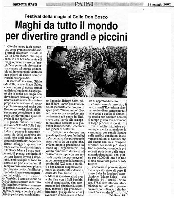 Ritaglio: Maghi da tutto il mondo per divertire grandi e piccini