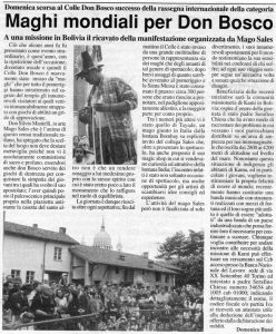Maghi mondiali per Don Bosco