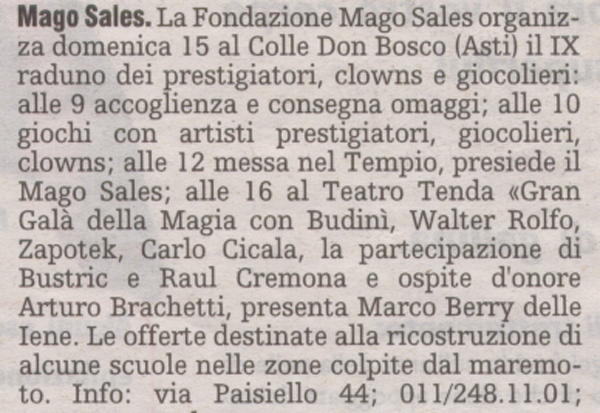 Ritaglio: Mago Sales