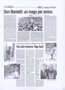 Don Mantelli:un mago per amico