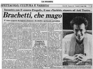 Brachetti, che mago