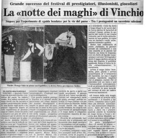 La “notte dei maghi” di Vinchio
