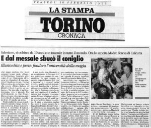 E dal messale sbucò il coniglio