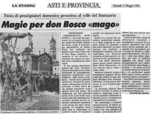 Magie per don Bosco “mago”