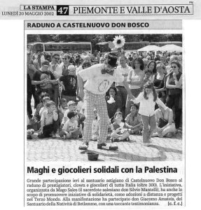 Maghi e giocoglieri solidali con la Palestina