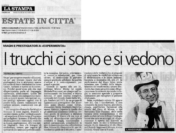 Ritaglio: I trucchi ci sono e si vedono