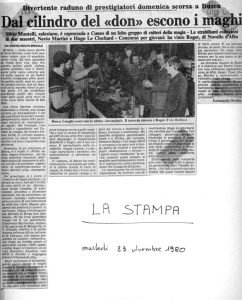 Dal cilindro del “don” escono i maghi