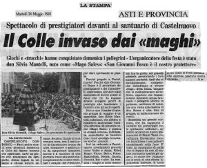 Il Colle invaso dai “maghi”