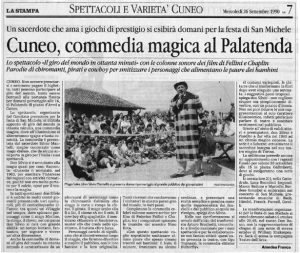 Cuneo, commedia magica al Palatenda