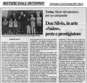 Don Silvio, in arte “Sales”, prete e prestigiatore
