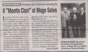 II “Montis Clari” al Mago Sales