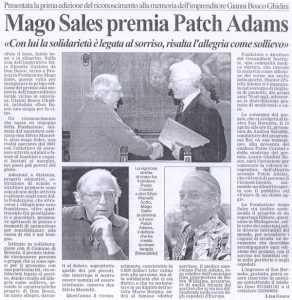 Mago Sales premia Patch Adams