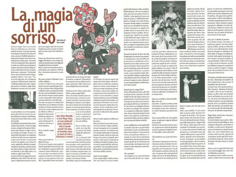 Ritaglio: La magia di un sorriso