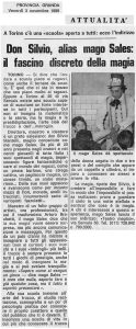 Don Silvio, alias mago Sales: il fascino discreto della magia