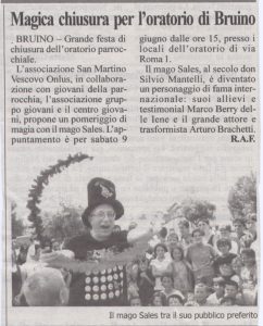 Magica chiusura per l’oratorio di Bruino