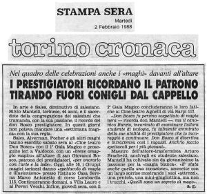 I prestigiatori ricordano il patrono tirando fuori conigli dal cappello