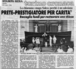 Prete-prestigiatore per carità