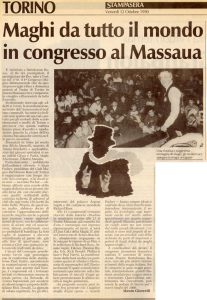 Maghi da tutto il mondo in congresso al Massaua