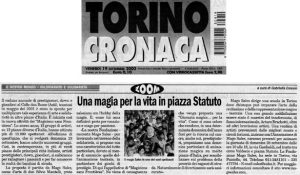Una magia per la vita in piazza Statuto