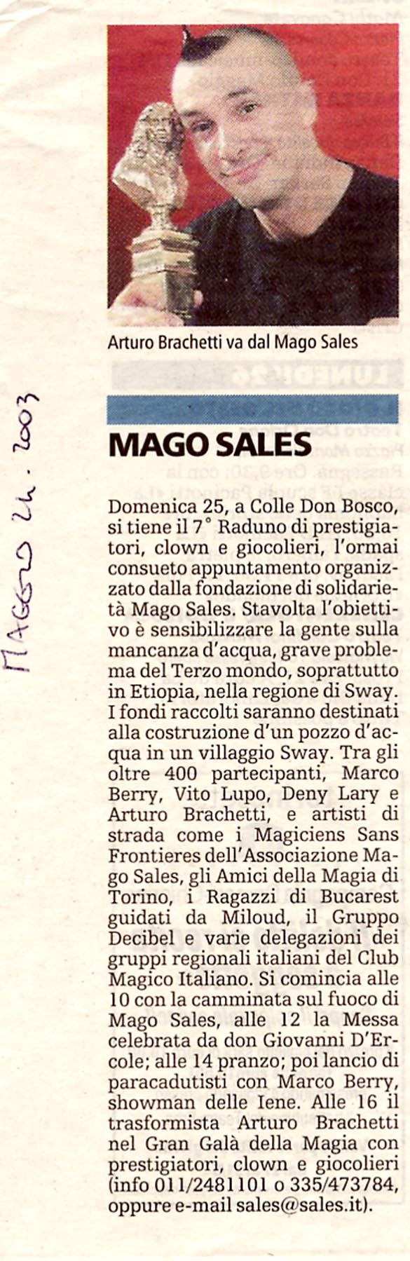 Ritaglio: Mago Sales
