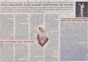 Arturo Brachetti,il più grande trasformista del mondo