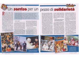 Un sorriso per un pezzo di solidarietà